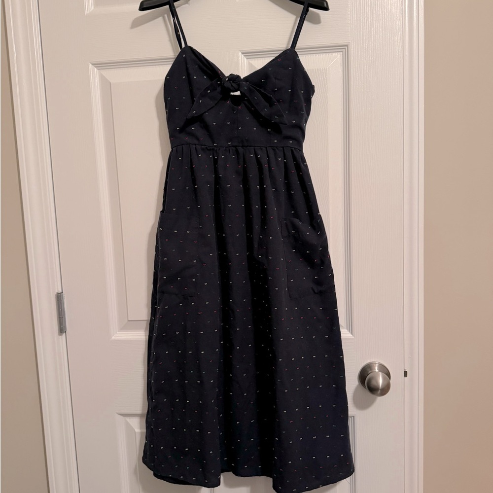 Blue Rain Midi Sundress